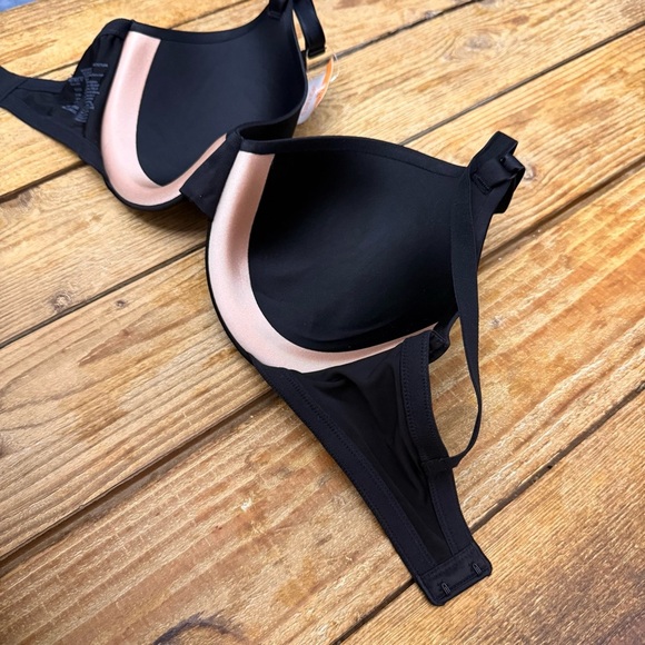 Warner's Classic Underwire Black Bra 32DD New with tags - Picture 4 of 7